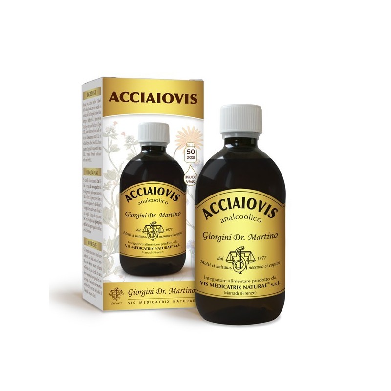 ACCIAIOVIS 500 ml liquido analcoolico - Dr. Giorgini