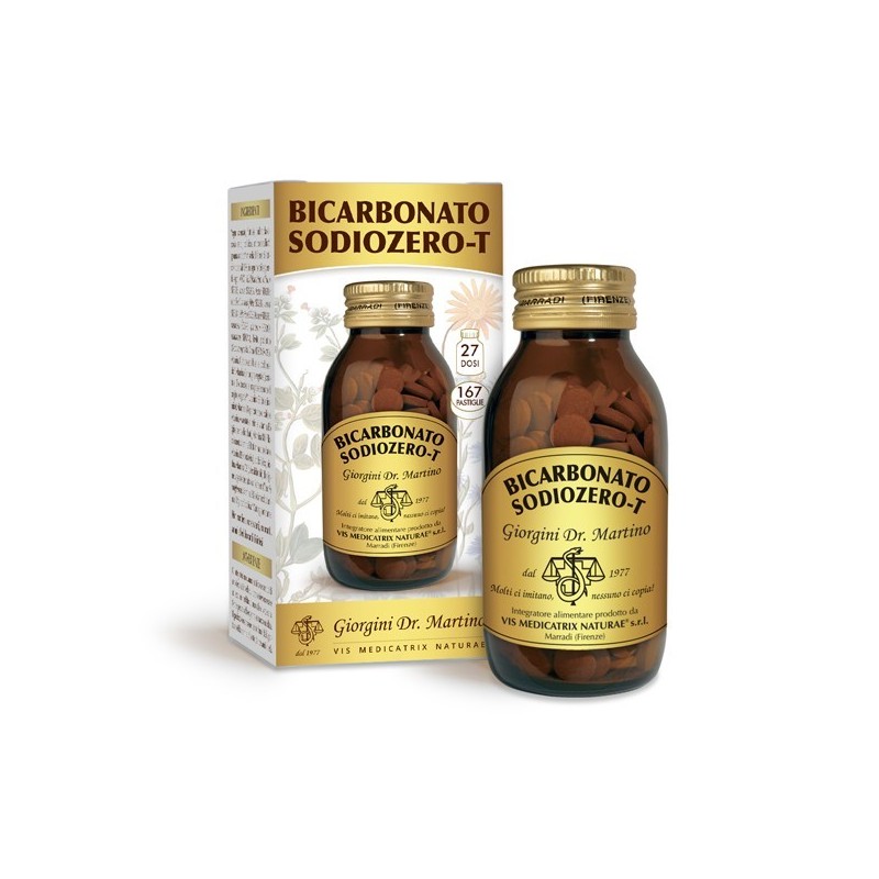 BICARBONATO SODIOZERO - T 167 pastiglie (100 g) - Dr. Giorgini