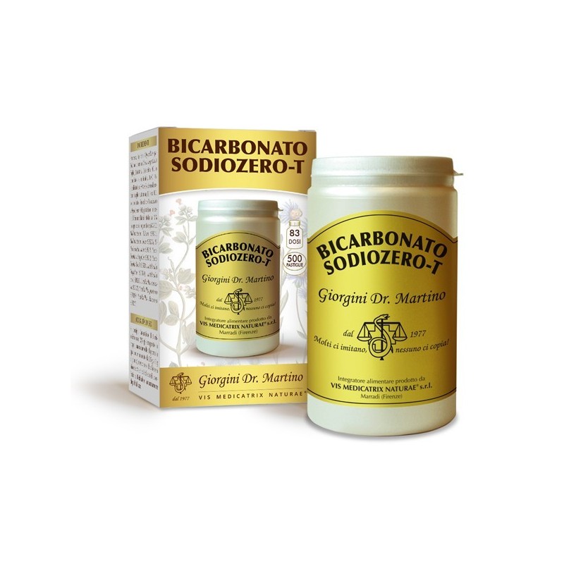 BICARBONATO SODIOZERO -T 500 pastiglie (300 g) - Dr. Giorgini