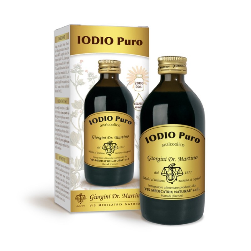 IODIO Puro 100 ml liquido analcoolico - Dr. Giorgini