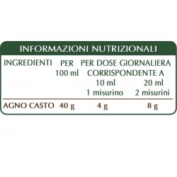 AGNO CASTO ESTRATTO INTEGRALE 200 ml Liquido analcoolico - Dr. Giorgini