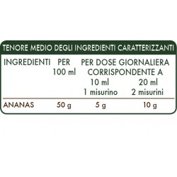ANANAS ESTRATTO INTEGRALE 200 ml Liquido analcoolico - Dr. Giorgini