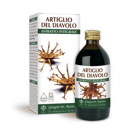 ARTIGLIO DEL DIAVOLO ESTRATTO INTEGRALE 200 ml Liquido analcoolico - Dr. Giorgini