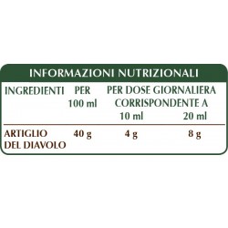 ARTIGLIO DEL DIAVOLO ESTRATTO INTEGRALE 200 ml Liquido analcoolico - Dr. Giorgini
