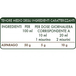 ASPARAGO ESTRATTO INTEGRALE 200 ml Liquido analcoolico - Dr. Giorgini