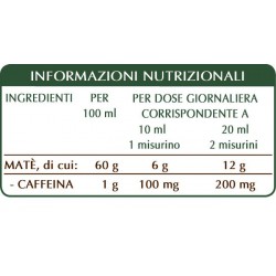 MATÈ ESTRATTO INTEGRALE 200 ml Liquido analcoolico - Dr. Giorgini