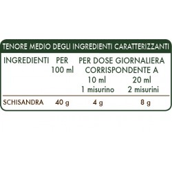 SCHISANDRA ESTRATTO INTEGRALE 200 ml Liquido analcoolico - Dr. Giorgini