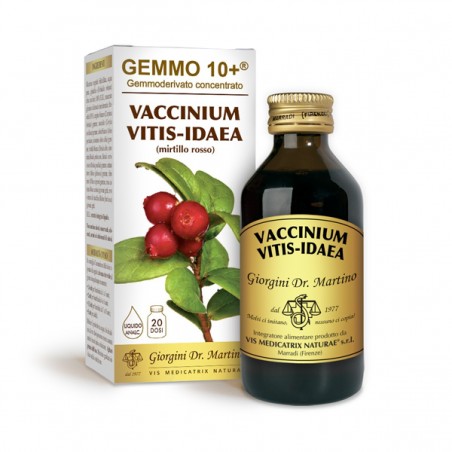 GEMMO 10+ Mirtillo Rosso 100 ml Liquido analcoolico - Dr. Giorgini
