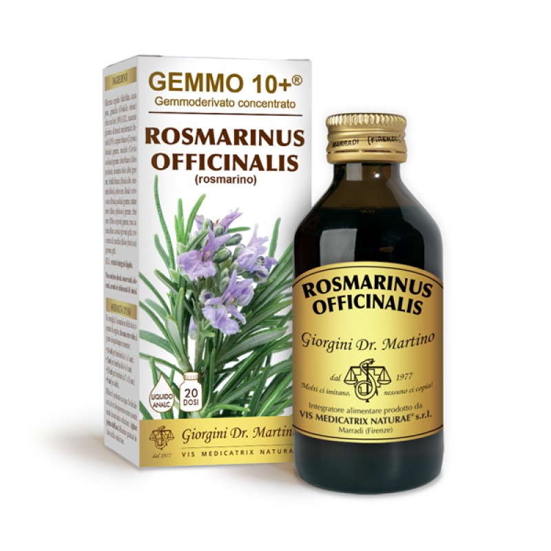 GEMMO 10+ Rosmarino 100 ml liquido analcoolico - Dr. Giorgini