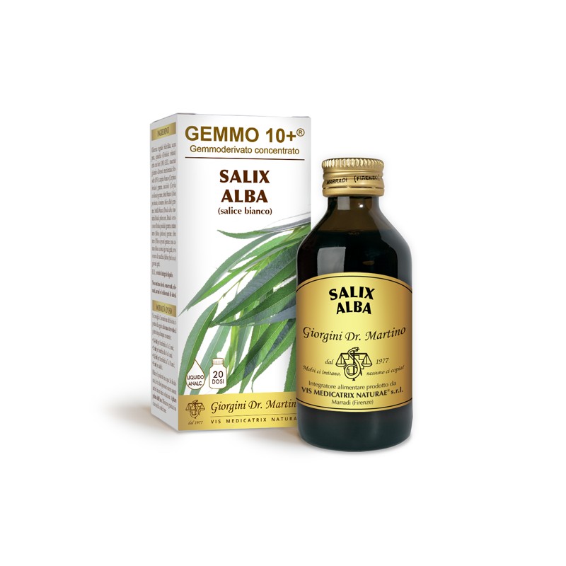 GEMMO 10+ Salice Bianco 100 ml Liquido analcoolico - Dr. Giorgini
