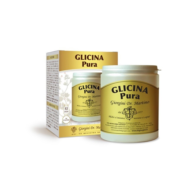 GLICINA Pura 250 g polvere - Dr. Giorgini