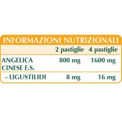 ANGELICA CINESE ESTRATTO TITOLATO 60 pastiglie (30 g) - Dr. Giorgini