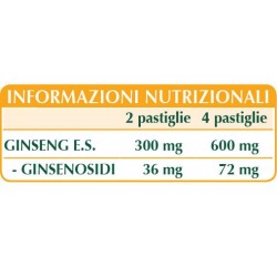 GINSENG ESTRATTO TITOLATO 60 pastiglie (30 g) - Dr. Giorgini