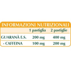 GUARANA' ESTRATTO TITOLATO 60 pastiglie (30 g) - Dr. Giorgini
