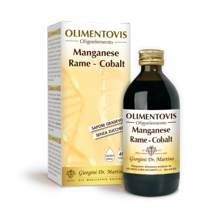 MANGANESE RAME COBALTO Olimentovis 200 ml Liquido analcoolico - Dr. Giorgini