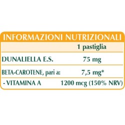 BETA-CAROTENE ESTRATTO TITOLATO 60 pastiglie (30 g) - Dr. Giorgini