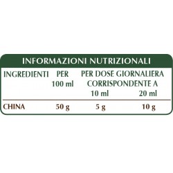 CHINA ESTRATTO INTEGRALE 200 ml Liquido analcoolico - Dr. Giorgini