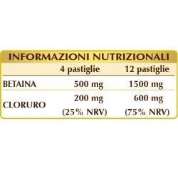 BETAINA CLORIDRATO-T 60 pastiglie (30 g) - Dr. Giorgini
