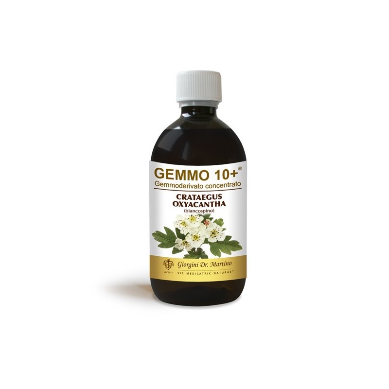 GEMMO 10+ Biancospino 500 ml Liquido analcoolico - Dr. Giorgini