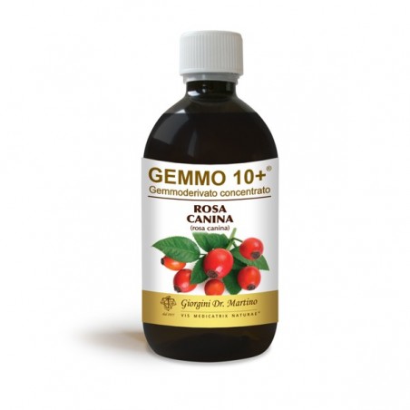 GEMMO 10+ Rosa Canina 500 ml Liquido analcoolico - Dr. Giorgini