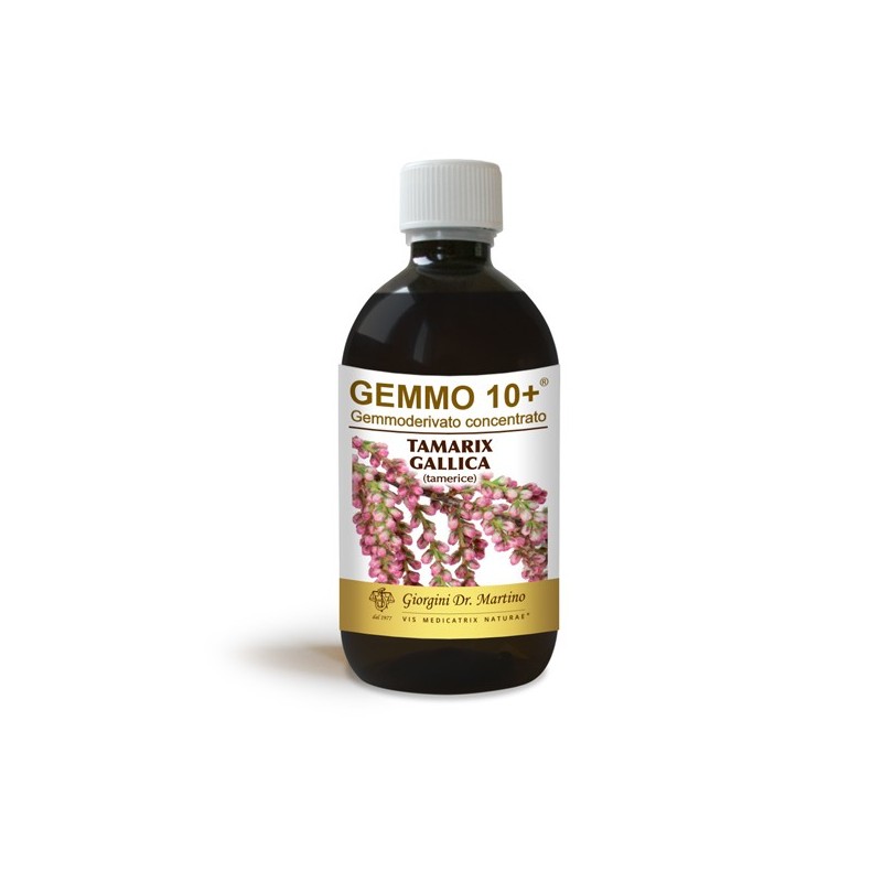 GEMMO 10+ Tamerice 500 ml Liquido analcoolico - Dr. Giorgini