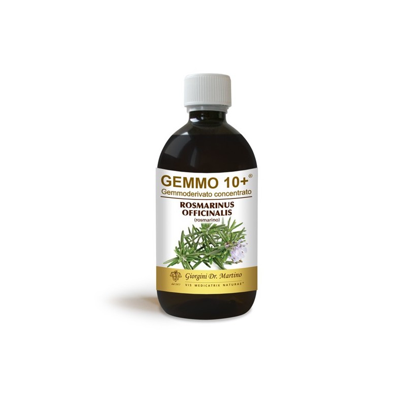 GEMMO 10+ Rosmarino 500 ml Liquido analcoolico - Dr. Giorgini