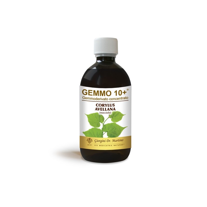 GEMMO 10+ Nocciolo 500 ml Liquido analcoolico - Dr. Giorgini