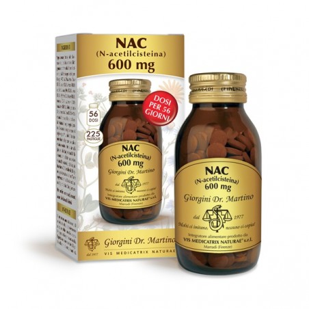 NAC (N-acetilcisteina) 225 pastiglie (90 g) - Dr. Giorgini