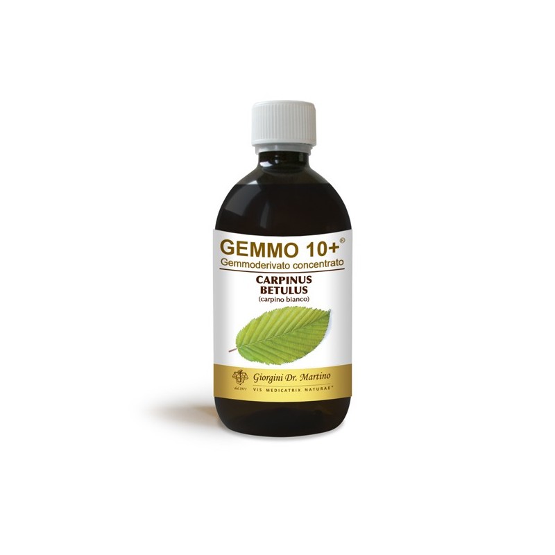 GEMMO 10+ Carpino Bianco 500 ml Liquido analcoolico - Dr. Giorgini