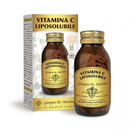 VITAMINA C LIPOSOLUBILE 180 pastiglie (90 g) - Dr. Giorgini
