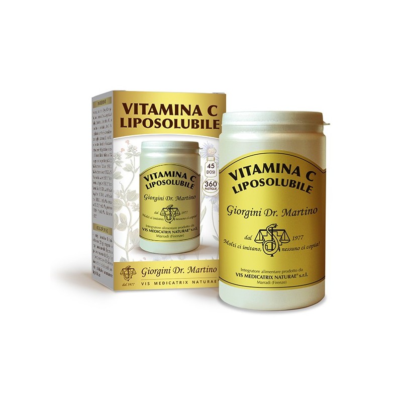 VITAMINA C LIPOSOLUBILE 360 pastiglie (180 g) - Dr. Giorgini