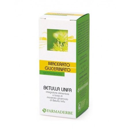 Betulla Linfa Macerato Glicerinato 50 ml - Farmaderbe