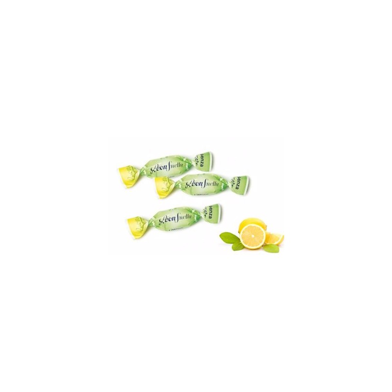 Caramelle Limone senza zucchero 50 g - Leone