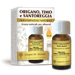 Origano-Timo-Santoreggia Olio Essenziale 10 ml - Dr. Giorgini